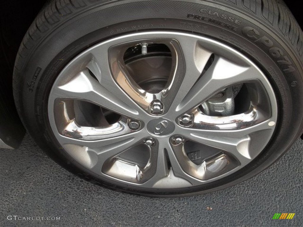 2013 Elantra GT - Silver / Black photo #4