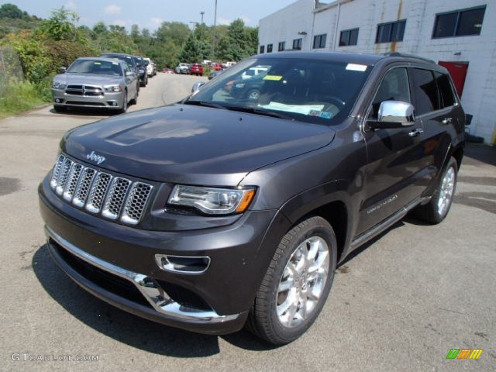 2014 Grand Cherokee Summit 4x4 - Granite Crystal Metallic / Summit Morocco Black Natura Leather photo #2