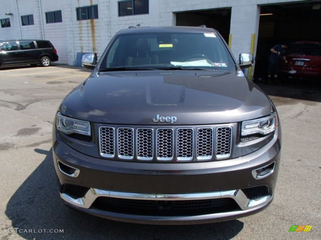 2014 Grand Cherokee Summit 4x4 - Granite Crystal Metallic / Summit Morocco Black Natura Leather photo #3