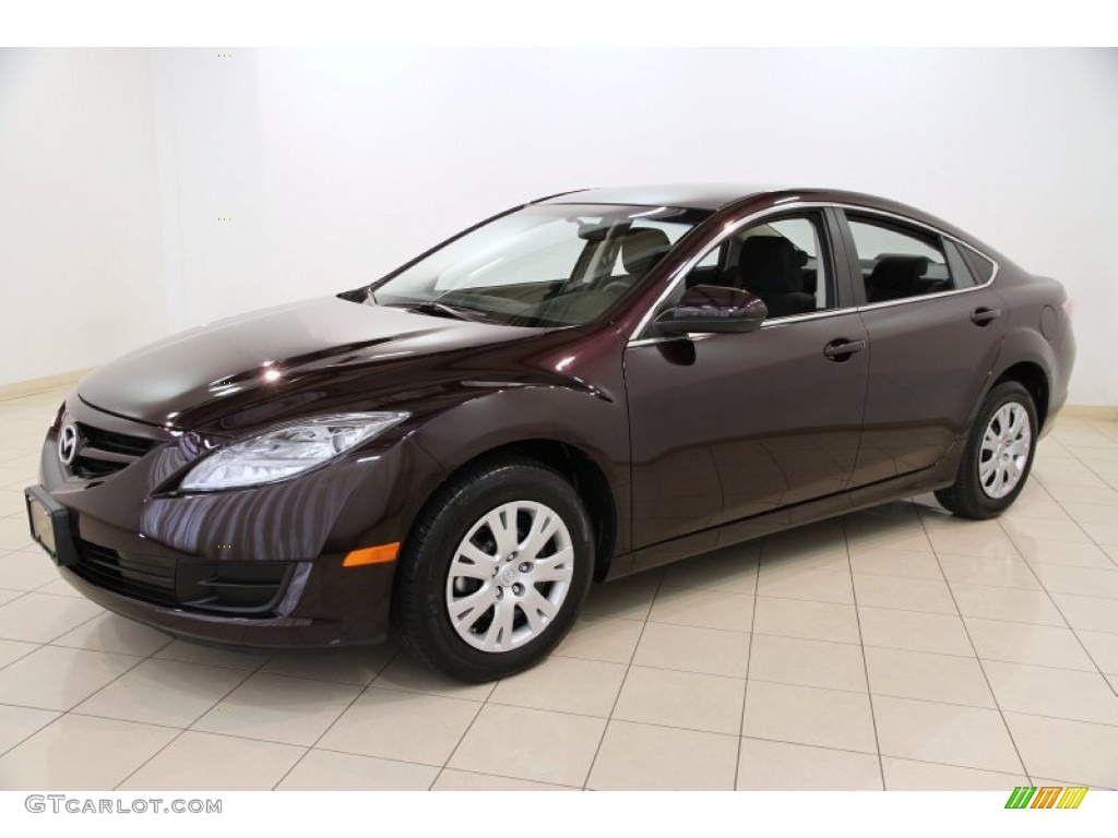 2010 MAZDA6 i Sport Sedan - Black Cherry Metallic / Black photo #3