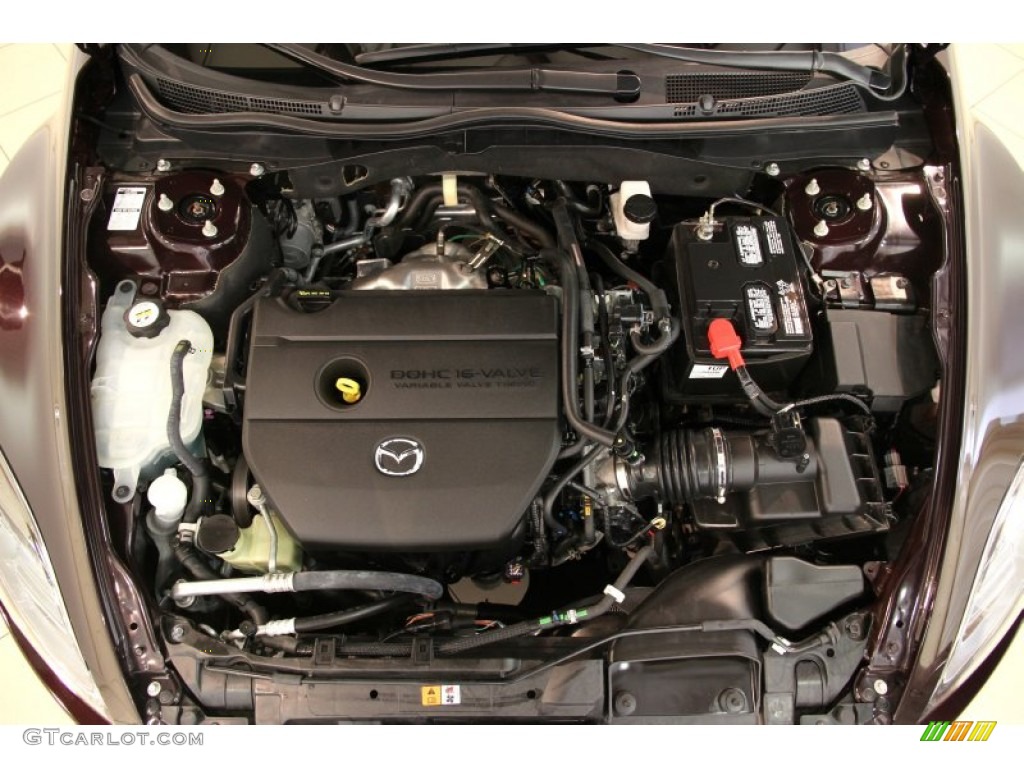 2010 MAZDA6 i Sport Sedan - Black Cherry Metallic / Black photo #15