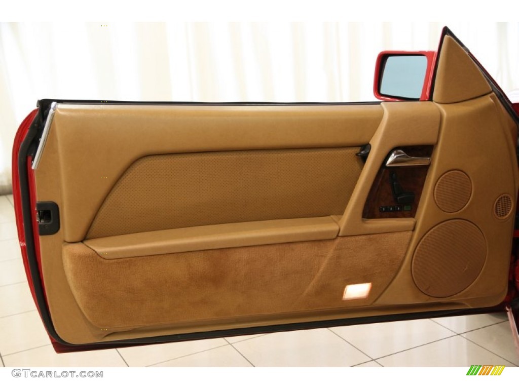 1991 SL Class 300 SL Roadster - Signal Red / Palomino photo #5