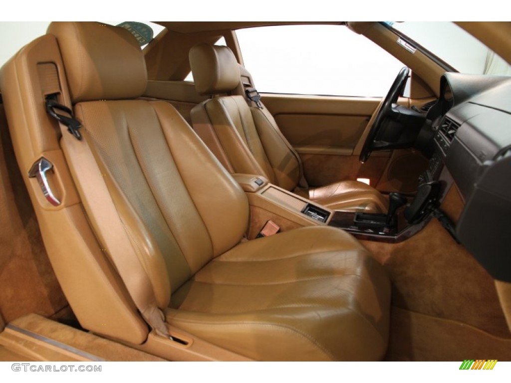 1991 SL Class 300 SL Roadster - Signal Red / Palomino photo #17