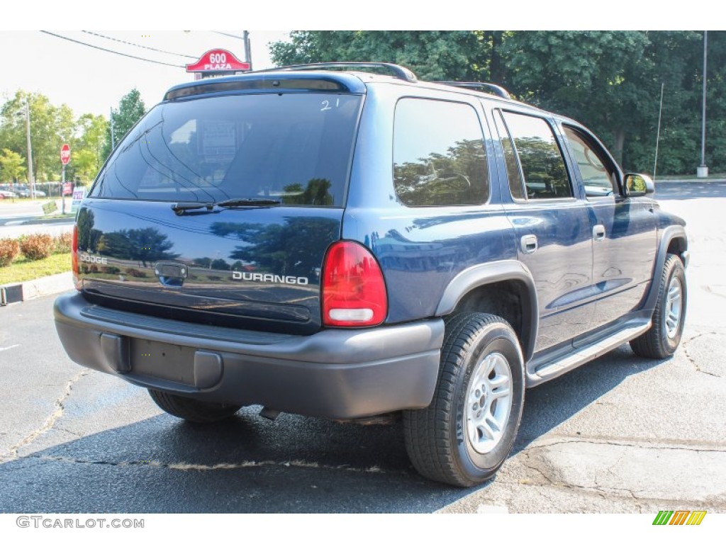 2003 Durango SXT 4x4 - Patriot Blue Pearlcoat / Sandstone photo #6