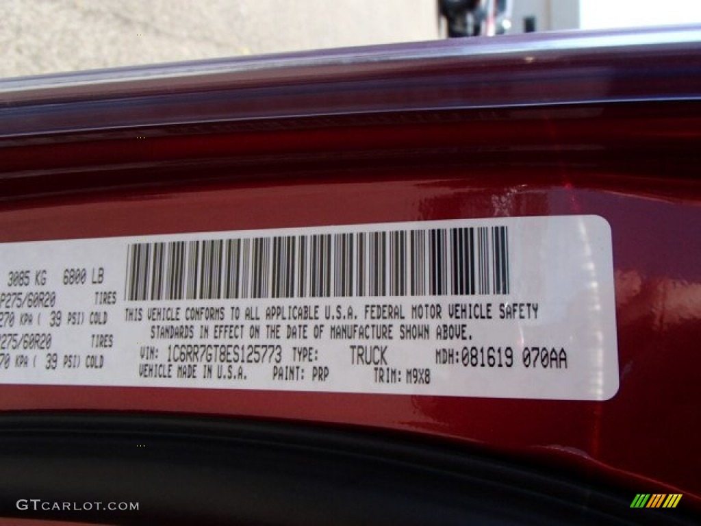 2014 1500 Big Horn Quad Cab 4x4 - Deep Cherry Red Crystal Pearl / Black/Diesel Gray photo #20