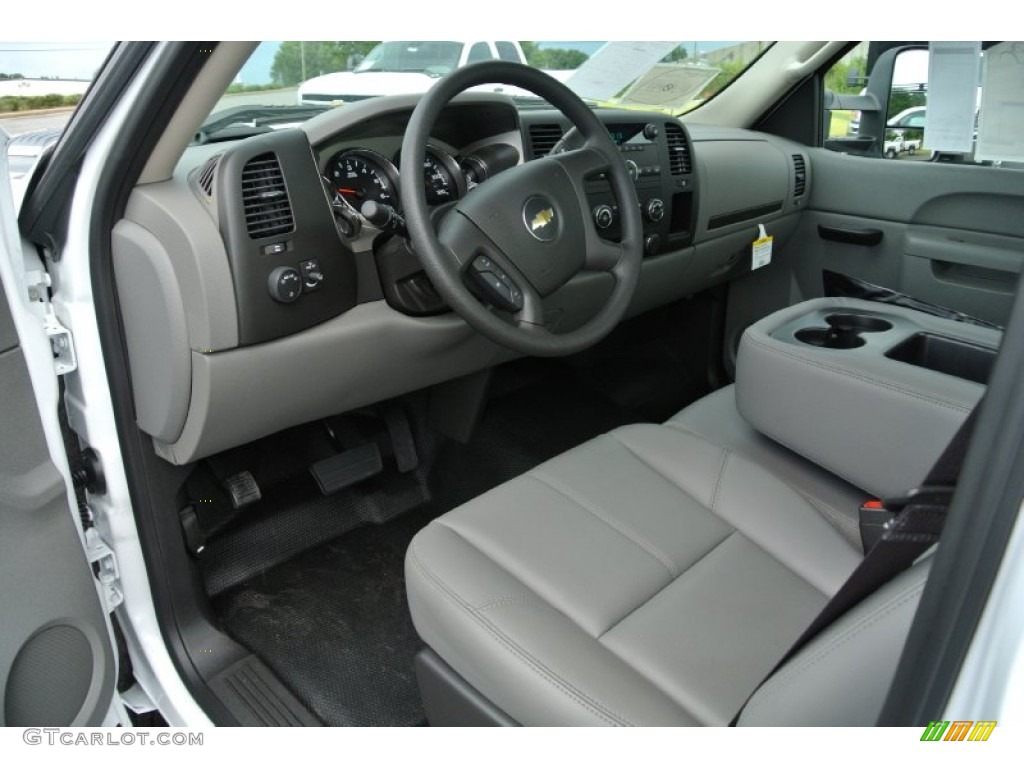 2014 Silverado 2500HD WT Regular Cab Utility Truck - Summit White / Dark Titanium photo #18