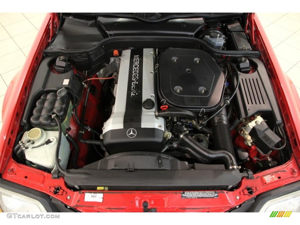 1991 SL Class 300 SL Roadster - Signal Red / Palomino photo #22