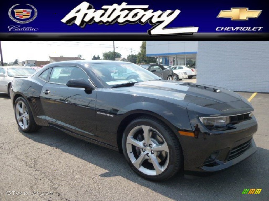 2014 Camaro SS/RS Coupe - Black / Black photo #1