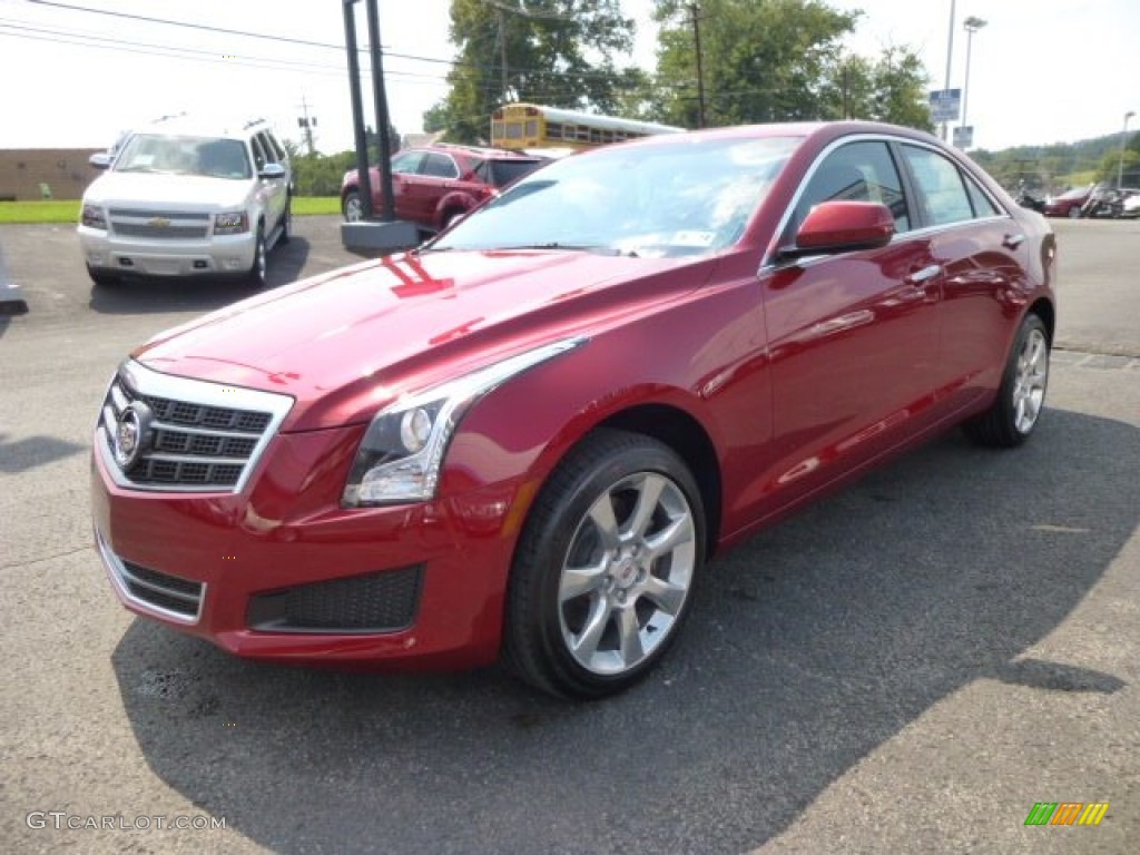 Red Obsession Tintcoat 2014 Cadillac ATS 2.0L Turbo AWD Exterior Photo #84840222