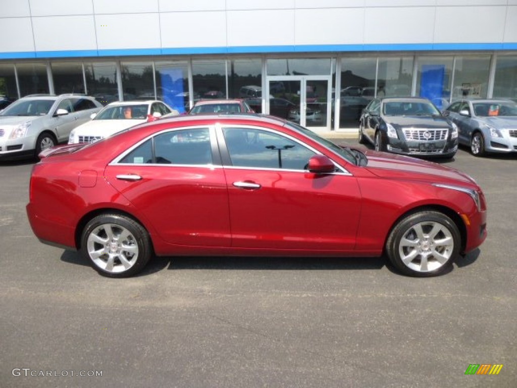 Red Obsession Tintcoat 2014 Cadillac ATS 2.0L Turbo AWD Exterior Photo #84840335