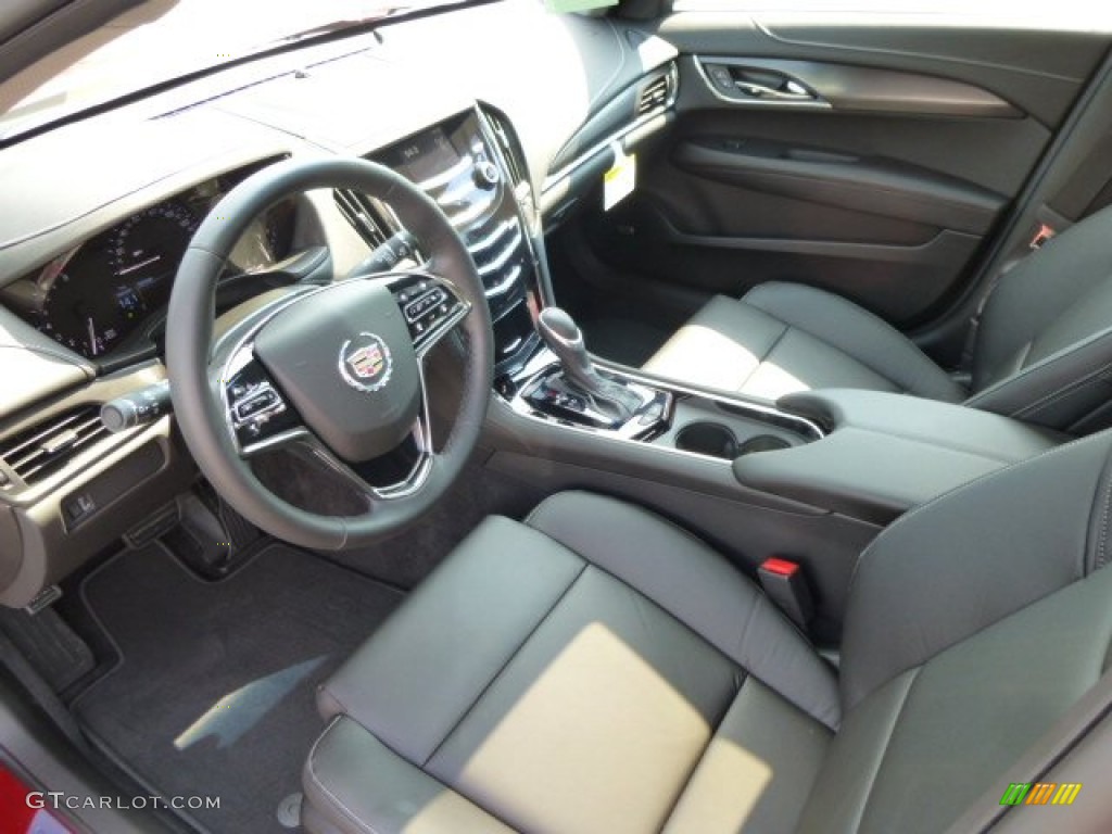 Jet Black/Jet Black Interior 2014 Cadillac ATS 2.0L Turbo AWD Photo #84840519