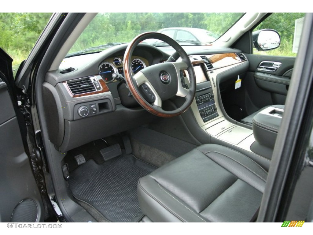 Ebony/Ebony Interior 2014 Cadillac Escalade ESV Platinum AWD Photo #84840675