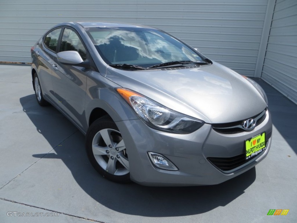 2013 Elantra GLS - Titanium Gray Metallic / Gray photo #1