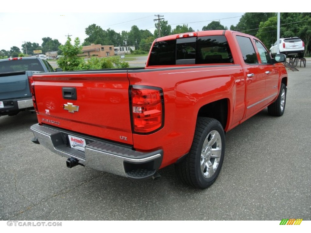 2014 Silverado 1500 LTZ Crew Cab - Victory Red / Cocoa/Dune photo #6