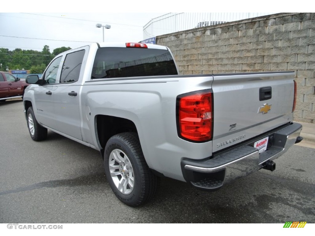 2014 Silverado 1500 LT Crew Cab - Silver Ice Metallic / Jet Black photo #4