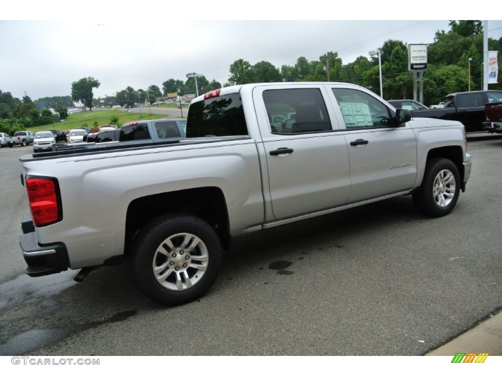 2014 Silverado 1500 LT Crew Cab - Silver Ice Metallic / Jet Black photo #7