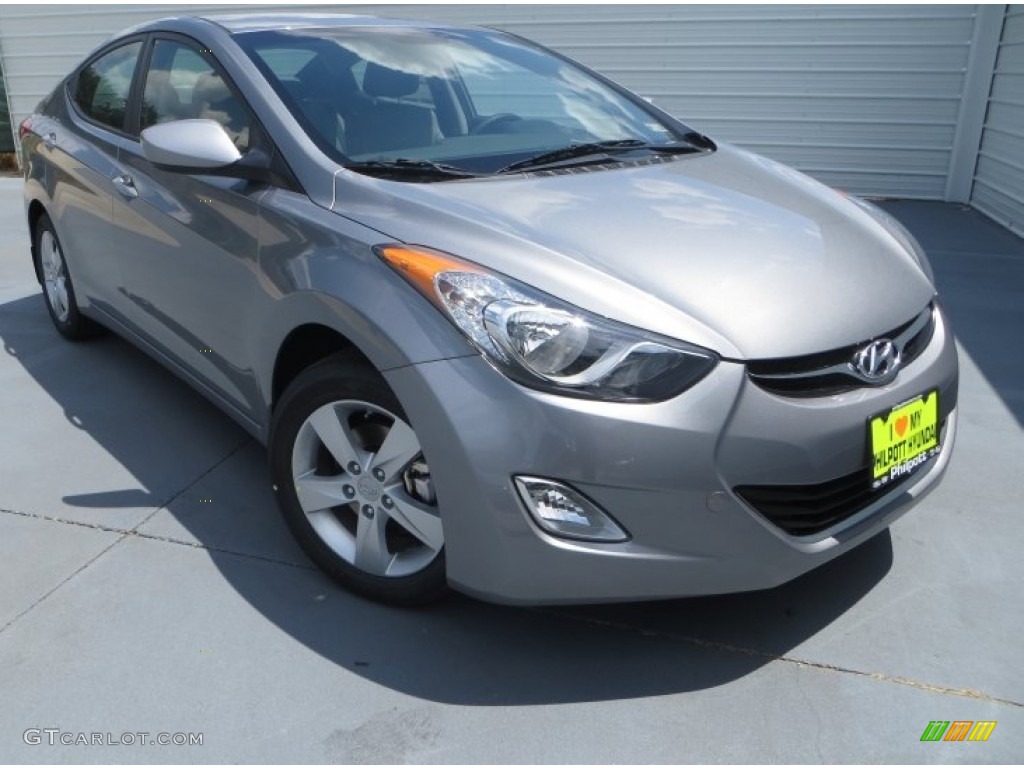 2013 Elantra GLS - Titanium Gray Metallic / Gray photo #1