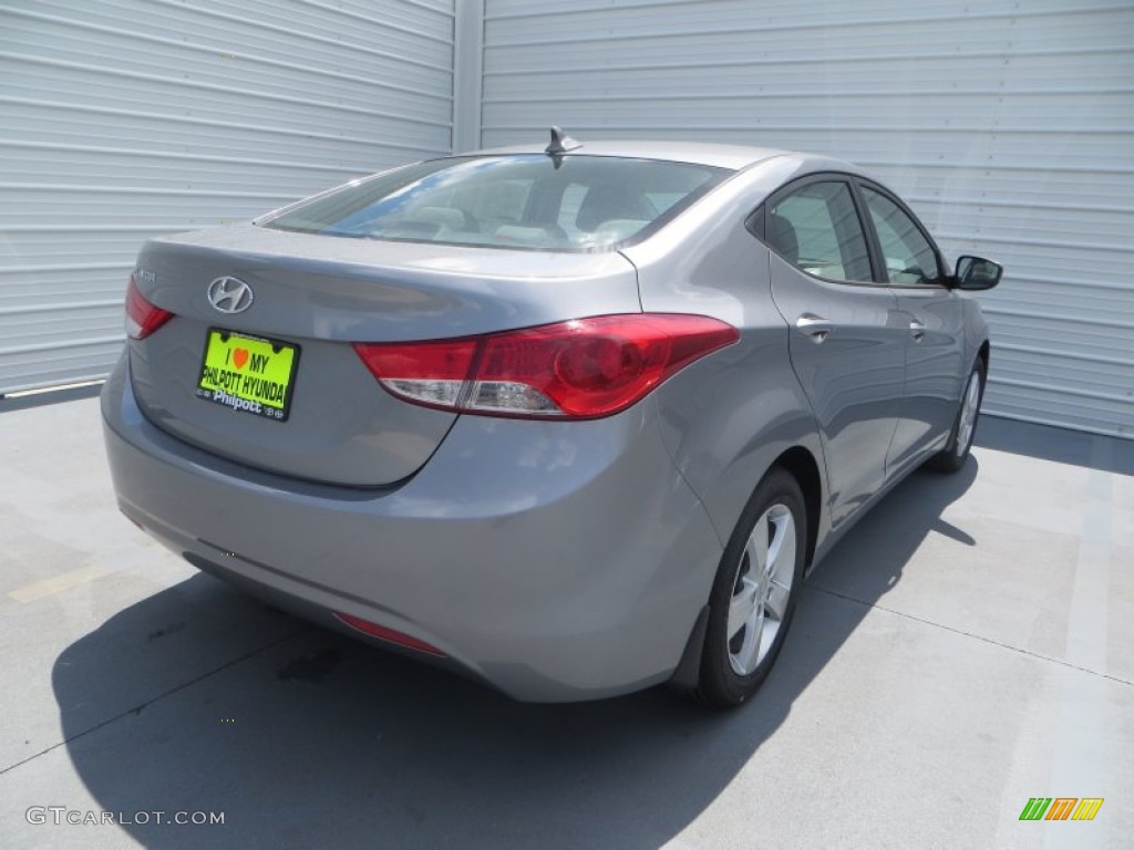 2013 Elantra GLS - Titanium Gray Metallic / Gray photo #4