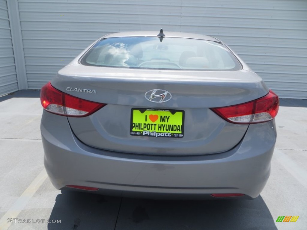 2013 Elantra GLS - Titanium Gray Metallic / Gray photo #5