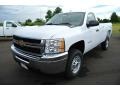 Summit White - Silverado 2500HD WT Regular Cab Photo No. 2