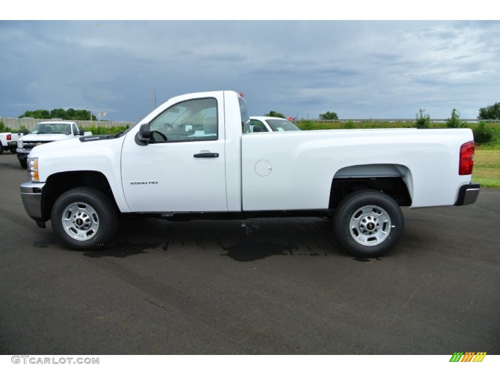 Summit White 2014 Chevrolet Silverado 2500HD WT Regular Cab Exterior Photo #84841767