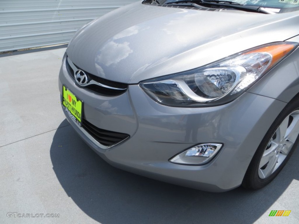 2013 Elantra GLS - Titanium Gray Metallic / Gray photo #11