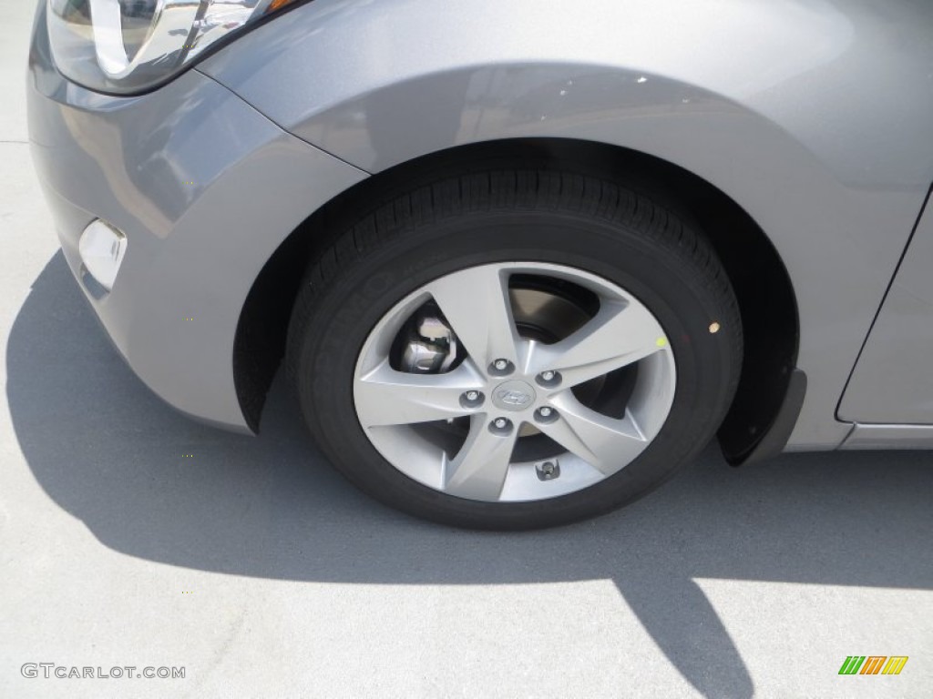 2013 Elantra GLS - Titanium Gray Metallic / Gray photo #12