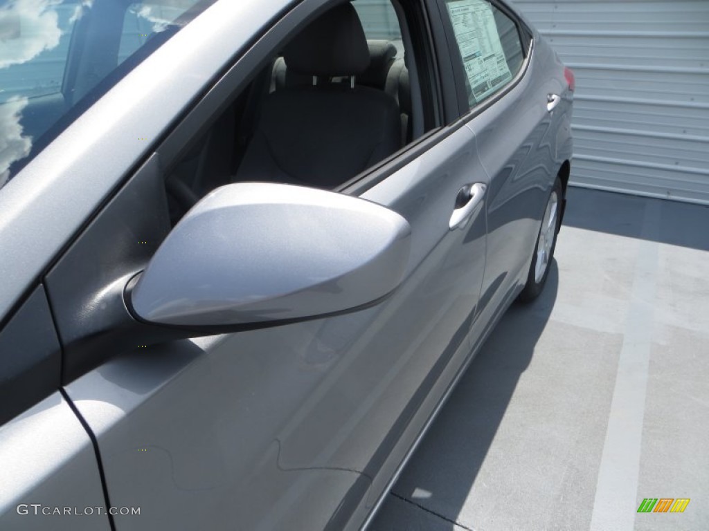 2013 Elantra GLS - Titanium Gray Metallic / Gray photo #13