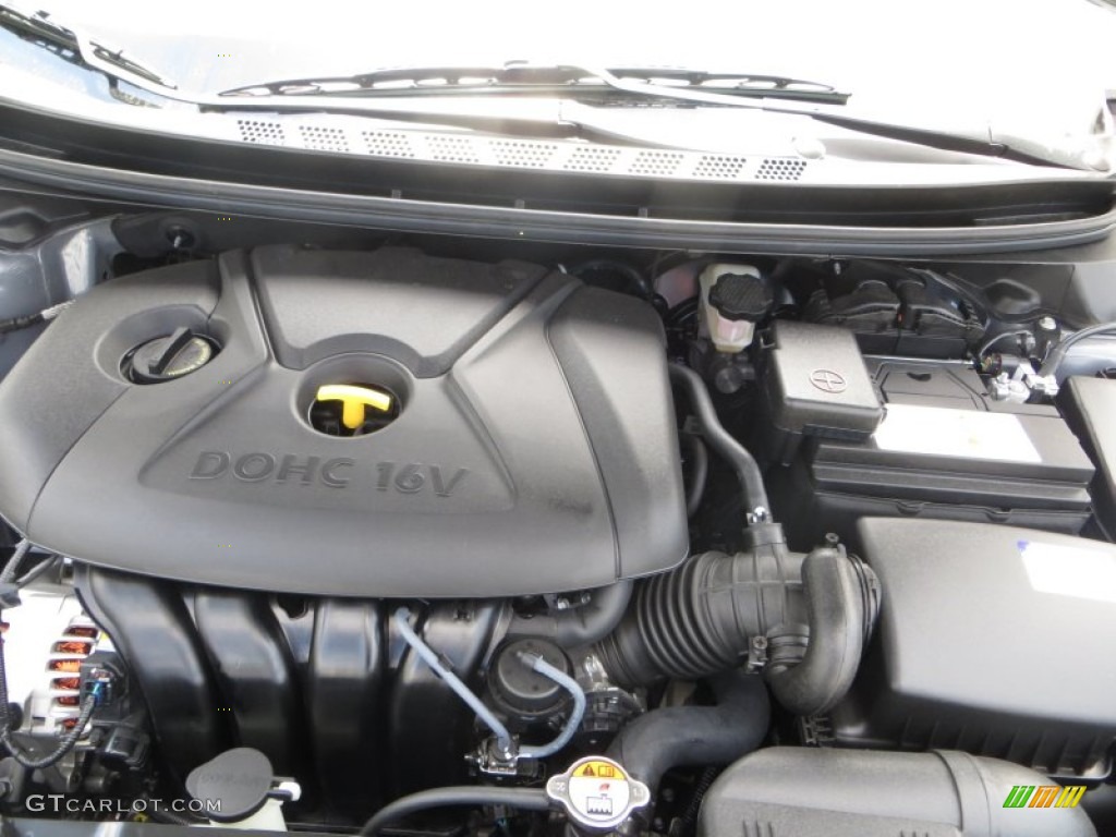 2013 Elantra GLS - Titanium Gray Metallic / Gray photo #17