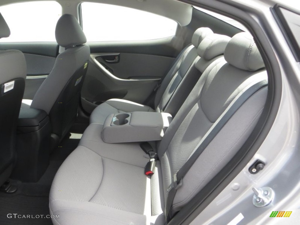 2013 Elantra GLS - Titanium Gray Metallic / Gray photo #20