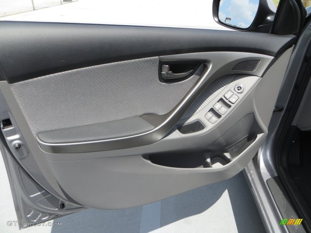 2013 Elantra GLS - Titanium Gray Metallic / Gray photo #21