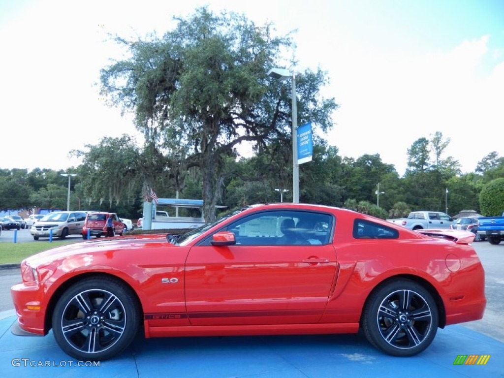 2014 Mustang GT/CS California Special Coupe - Race Red / California Special Charcoal Black/Miko Suede photo #2