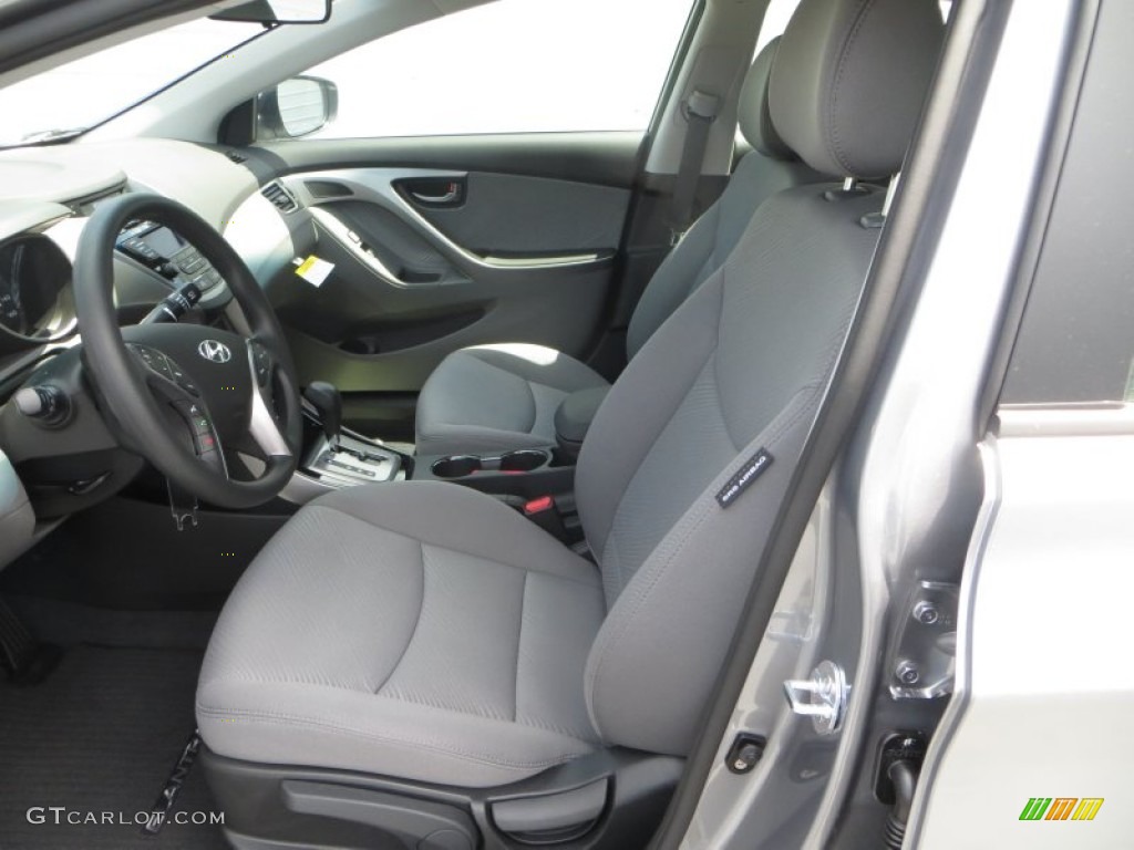 2013 Elantra GLS - Titanium Gray Metallic / Gray photo #22