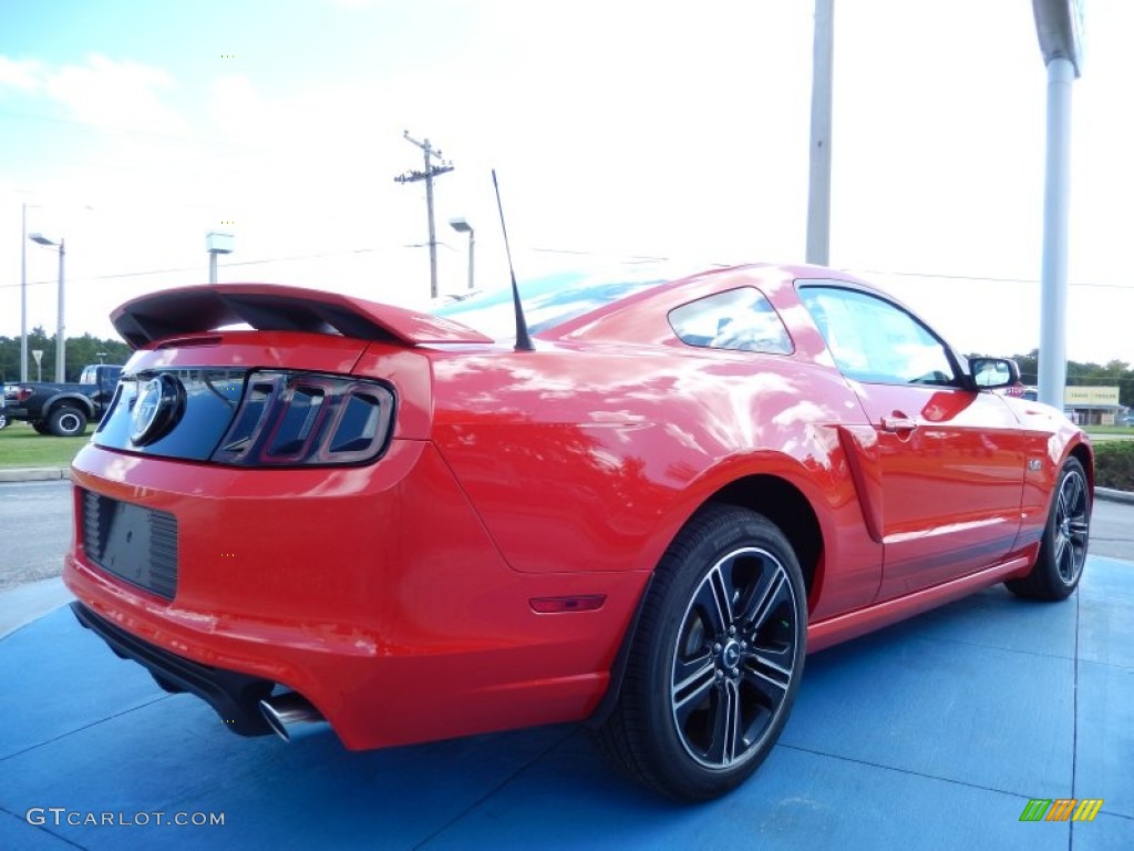 2014 Mustang GT/CS California Special Coupe - Race Red / California Special Charcoal Black/Miko Suede photo #3