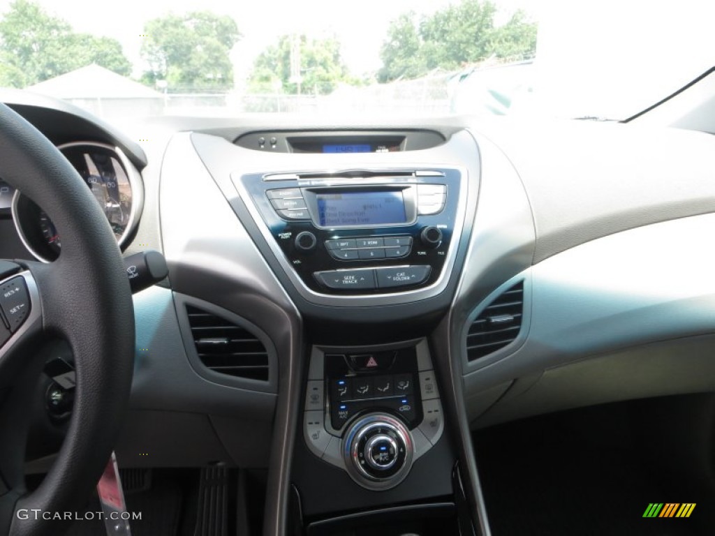 2013 Elantra GLS - Titanium Gray Metallic / Gray photo #25
