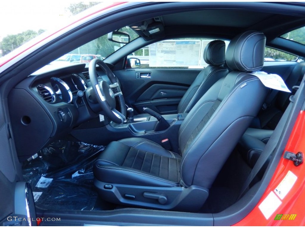 2014 Mustang GT/CS California Special Coupe - Race Red / California Special Charcoal Black/Miko Suede photo #6