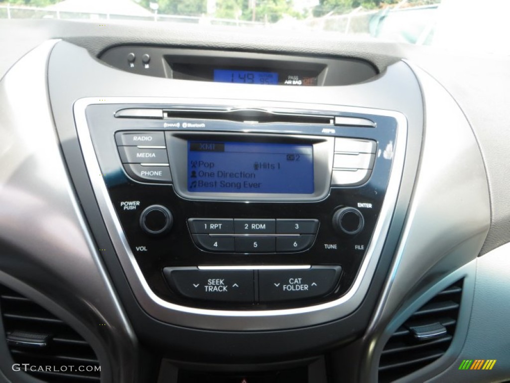 2013 Elantra GLS - Titanium Gray Metallic / Gray photo #26