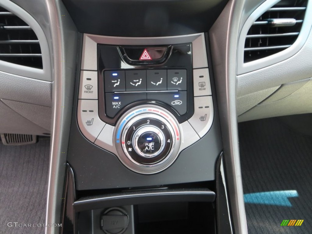 2013 Elantra GLS - Titanium Gray Metallic / Gray photo #27