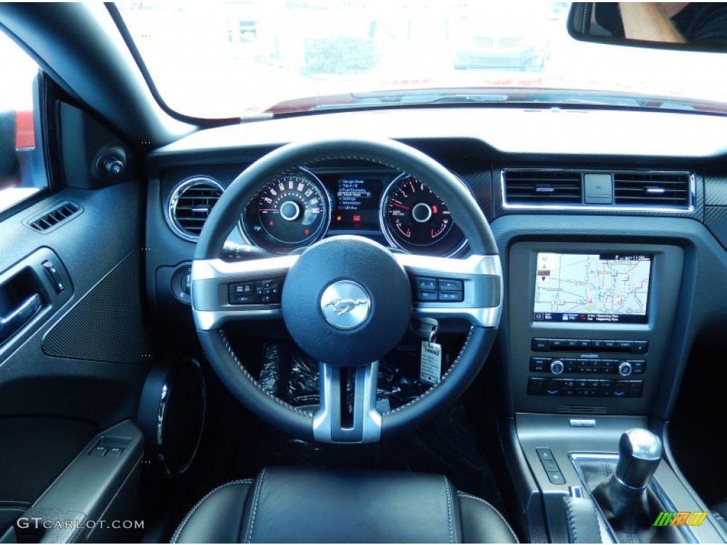 2014 Mustang GT/CS California Special Coupe - Race Red / California Special Charcoal Black/Miko Suede photo #9