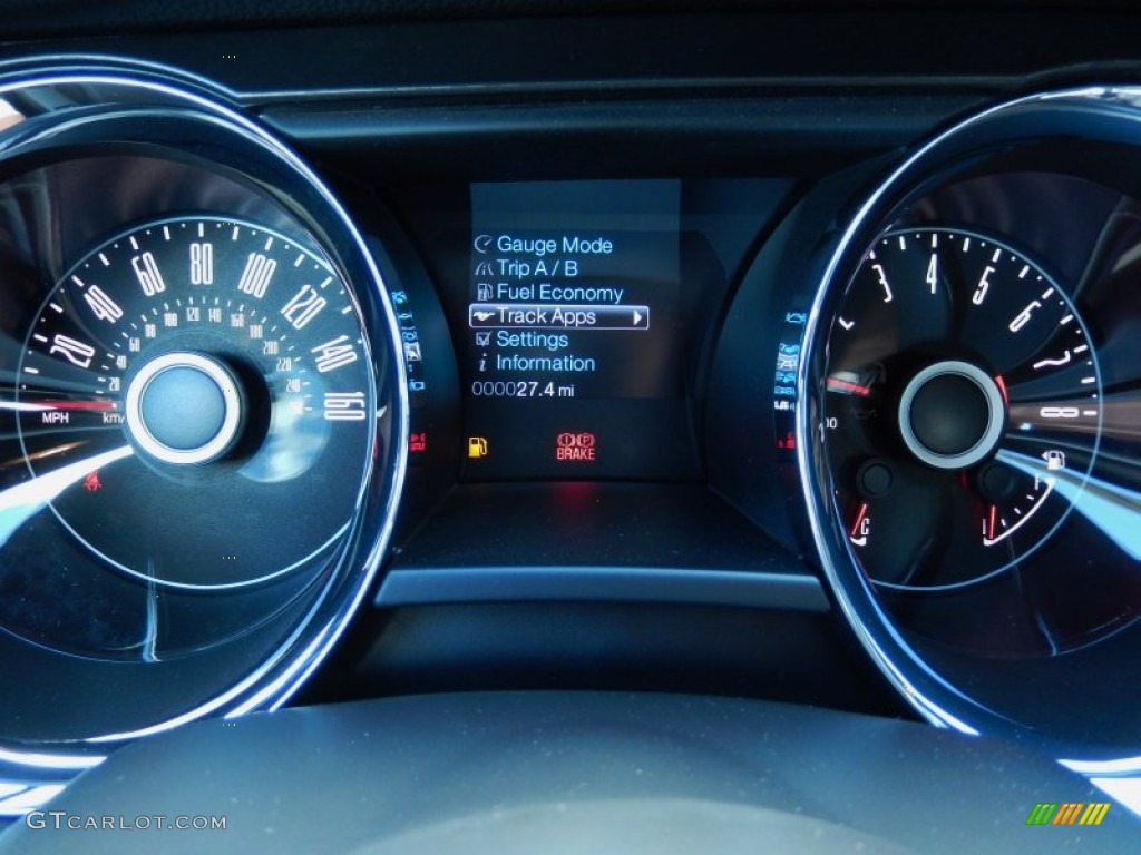 2014 Ford Mustang GT/CS California Special Coupe Gauges Photo #84842226