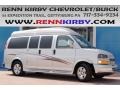 2012 Sheer Silver Metallic Chevrolet Express 1500 Passenger Conversion Van  photo #1