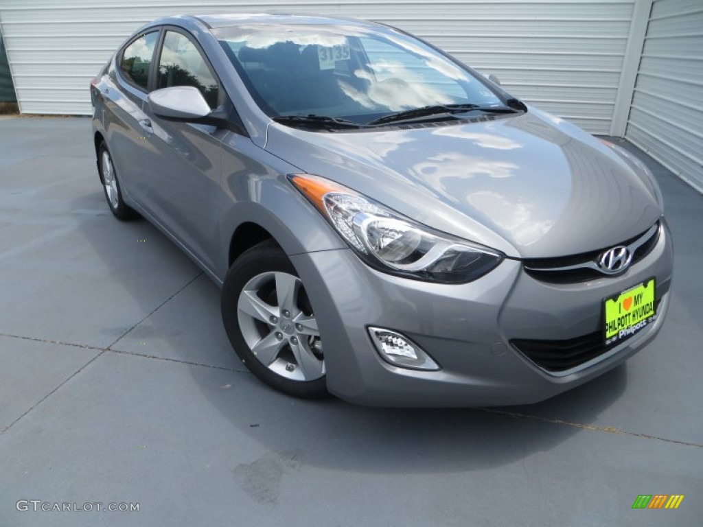 2013 Elantra GLS - Titanium Gray Metallic / Gray photo #2