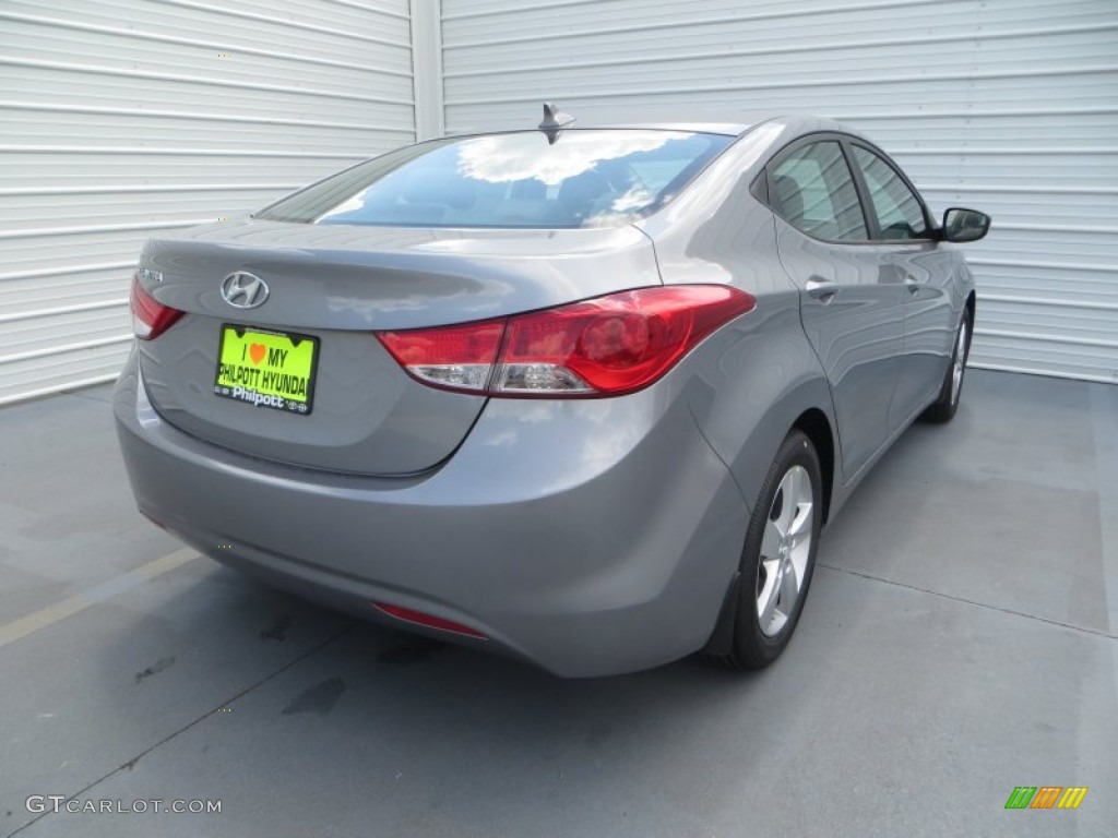 2013 Elantra GLS - Titanium Gray Metallic / Gray photo #4
