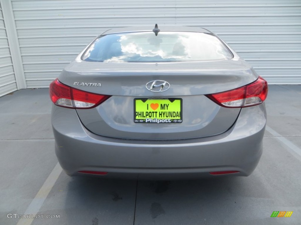 2013 Elantra GLS - Titanium Gray Metallic / Gray photo #5