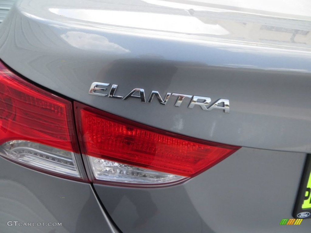 2013 Elantra GLS - Titanium Gray Metallic / Gray photo #6