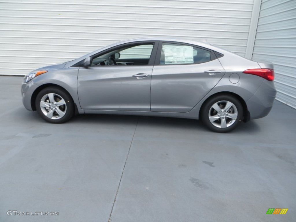 2013 Elantra GLS - Titanium Gray Metallic / Gray photo #7