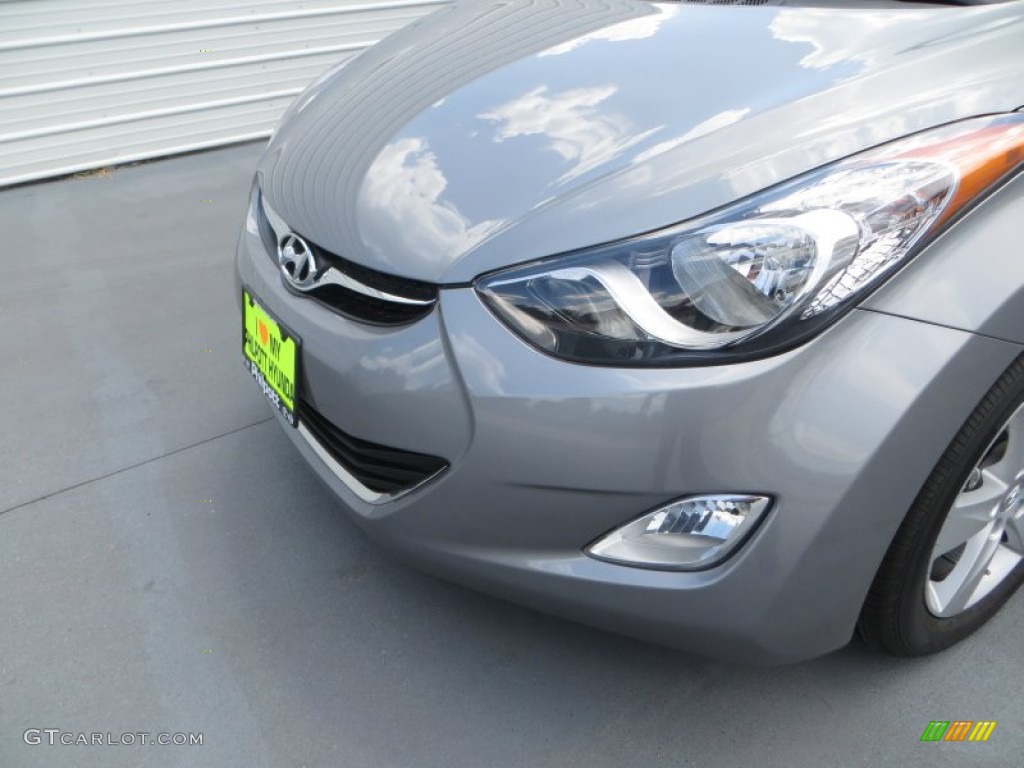 2013 Elantra GLS - Titanium Gray Metallic / Gray photo #11