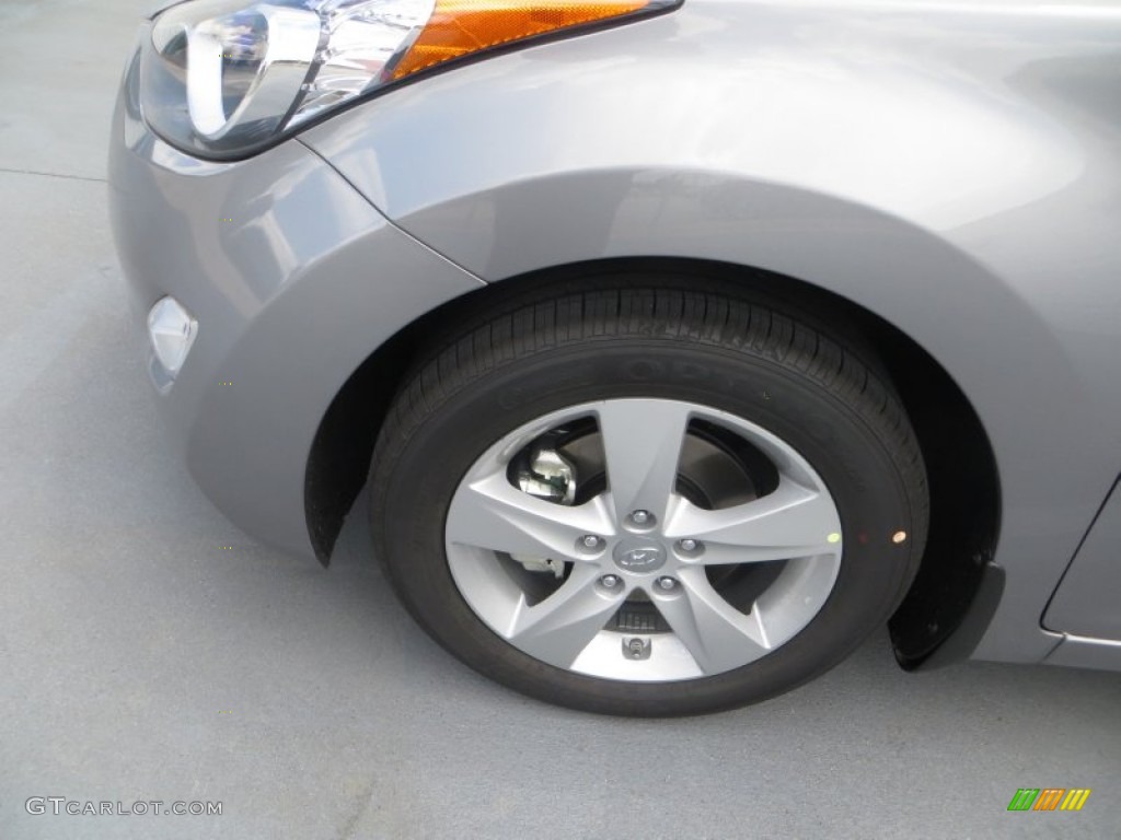 2013 Elantra GLS - Titanium Gray Metallic / Gray photo #12