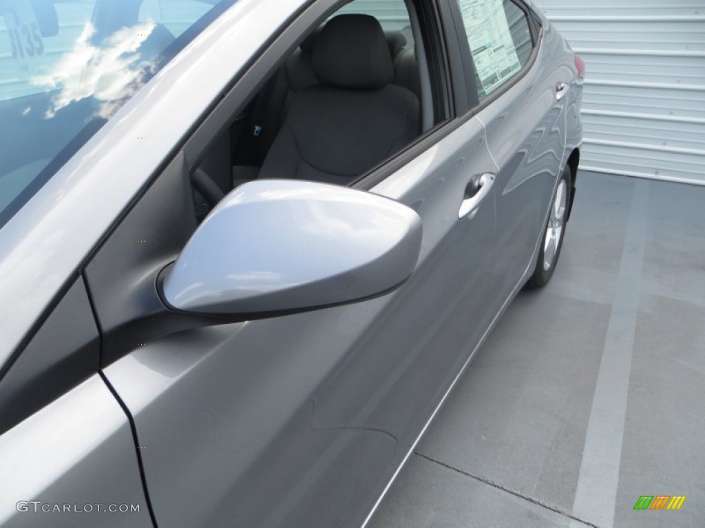 2013 Elantra GLS - Titanium Gray Metallic / Gray photo #13