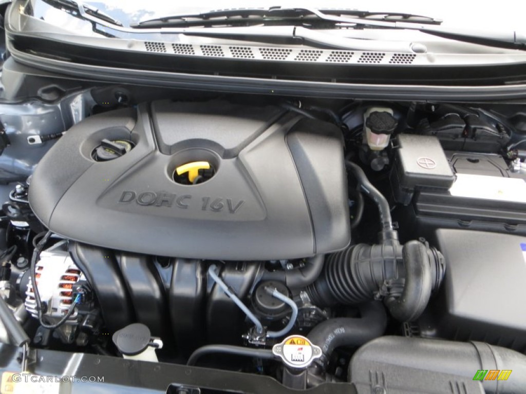 2013 Elantra GLS - Titanium Gray Metallic / Gray photo #17